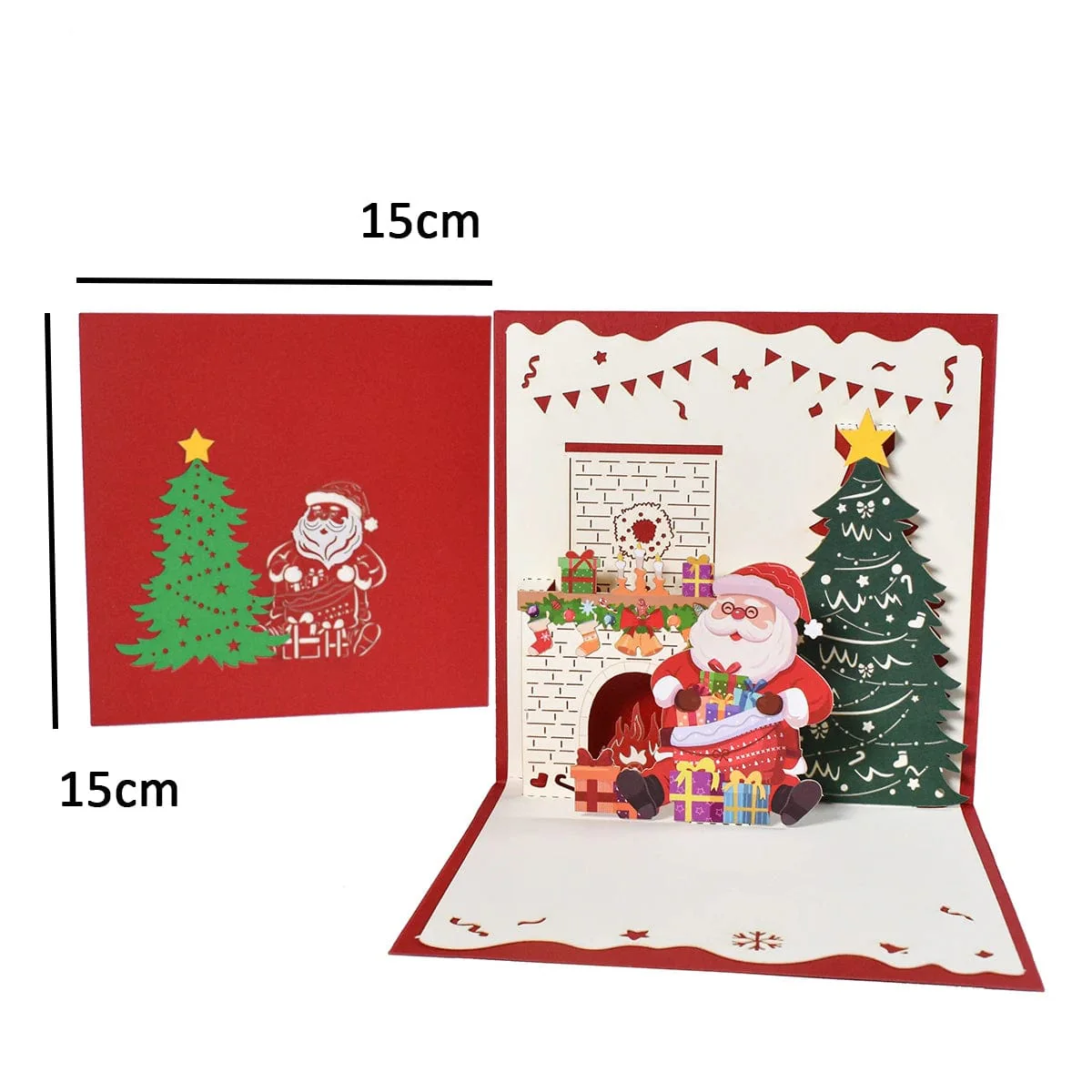 Christmas Card Pop Up 3D Greeting Card New Year - Image 31