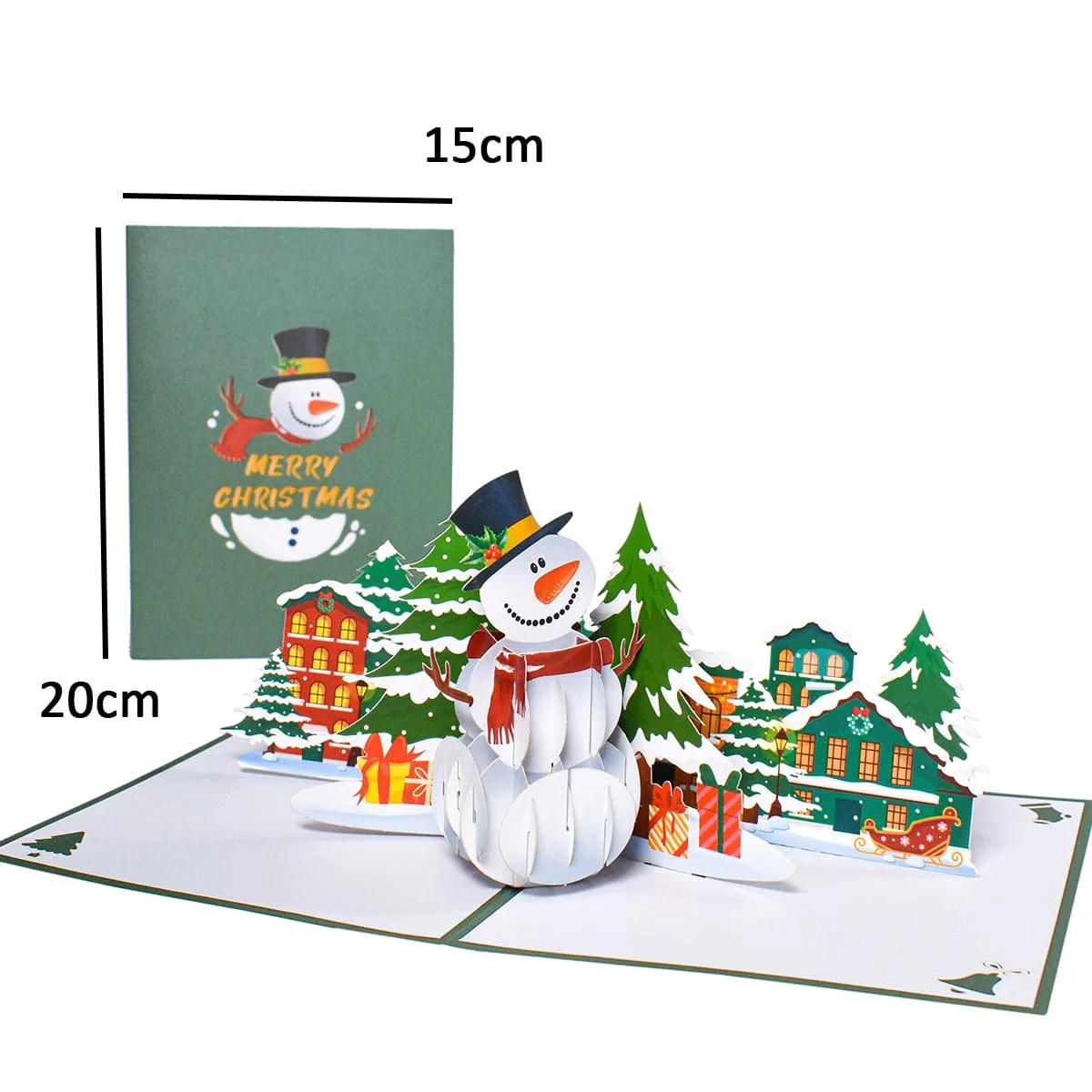 Christmas Card Pop Up 3D Greeting Card New Year - Image 33