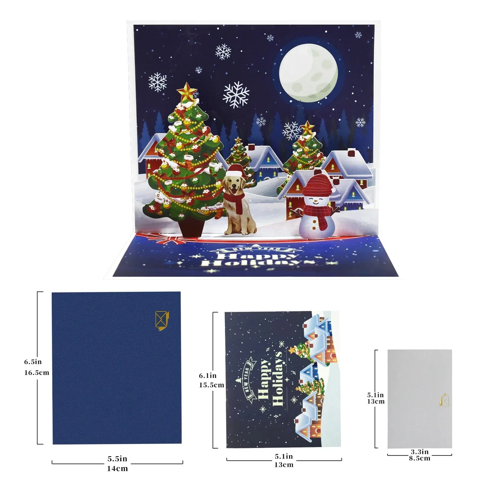 Christmas Card Pop Up 3D Greeting Card New Year - Image 9