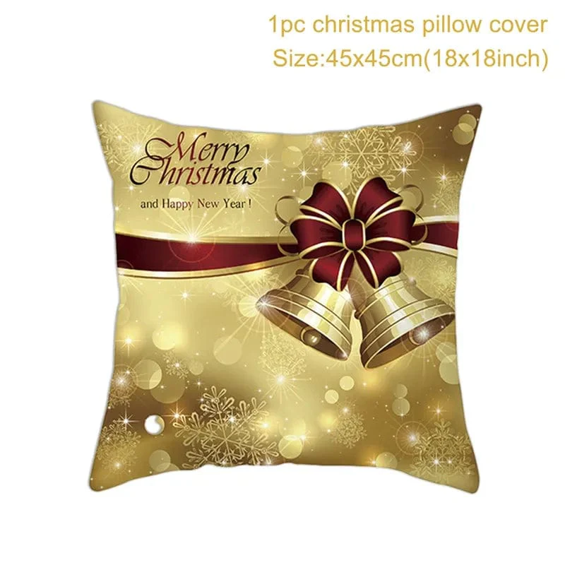 Christmas Cushion Cover Merry Christmas Decorations for Home 2023 - Image 19