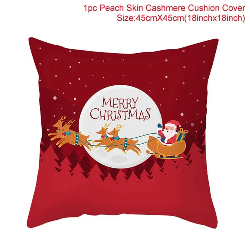 Christmas Cushion Cover Merry Christmas Decorations for Home 2023 - Image 35