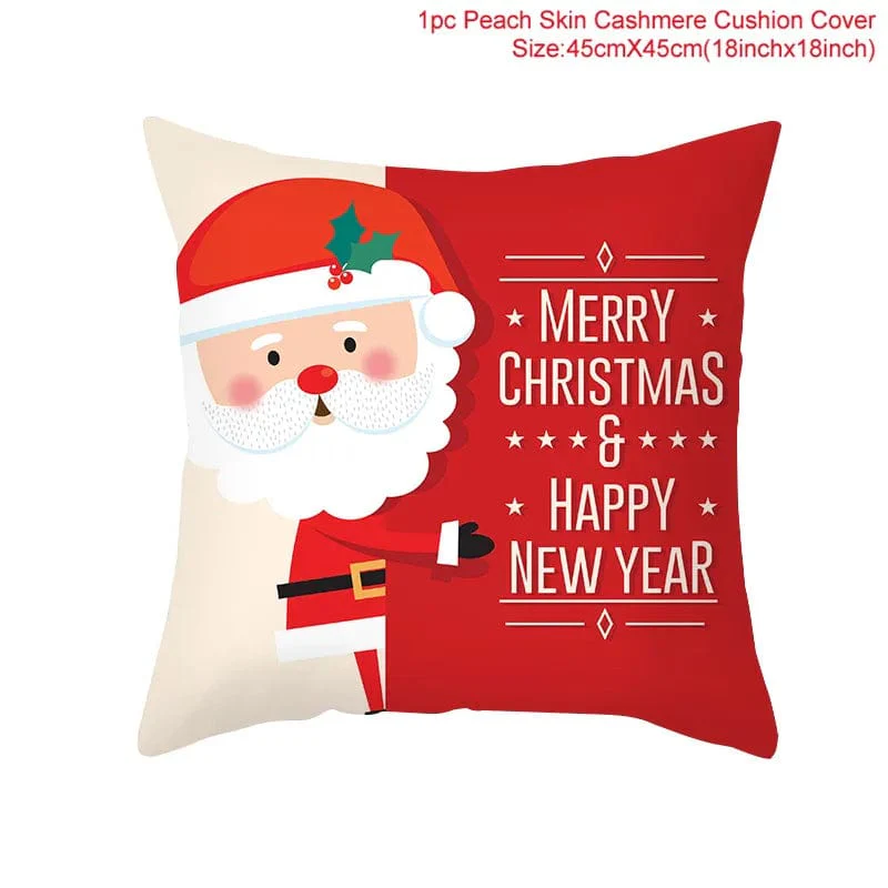 Christmas Cushion Cover Merry Christmas Decorations for Home 2023 - Image 38