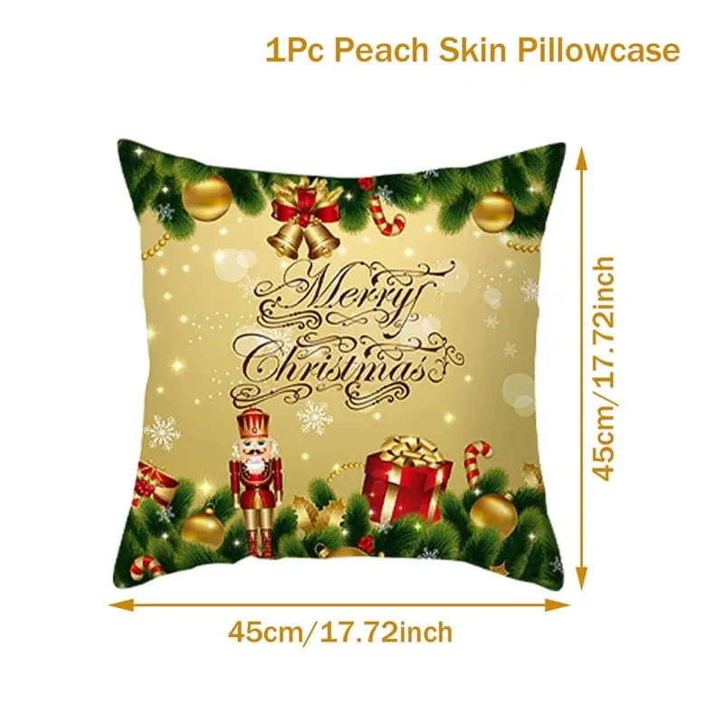 Christmas Cushion Cover Merry Christmas Decorations for Home 2023 - Image 41