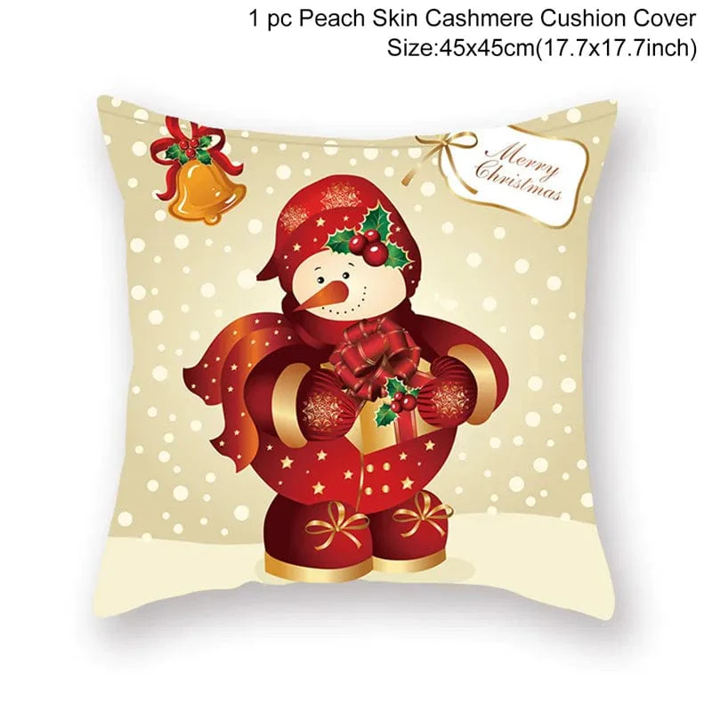 Christmas Cushion Cover Merry Christmas Decorations for Home 2023 - Image 8