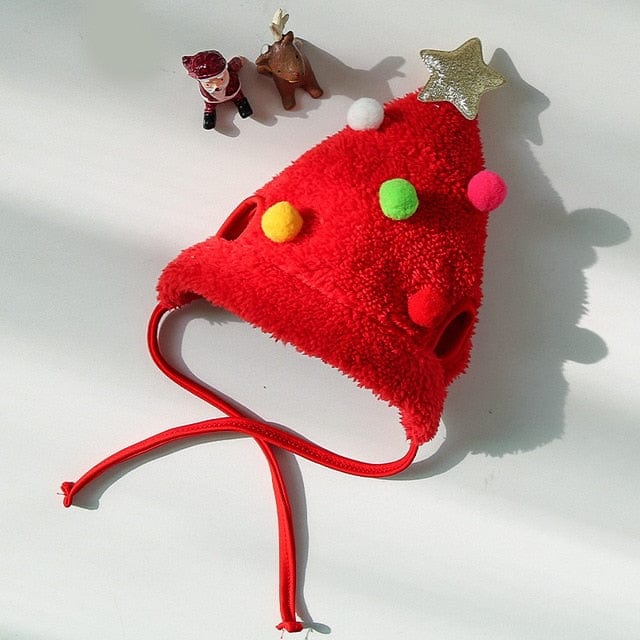 Christmas Pet Hat Cute Antlers Saliva Towel for Dog Cat - Image 3