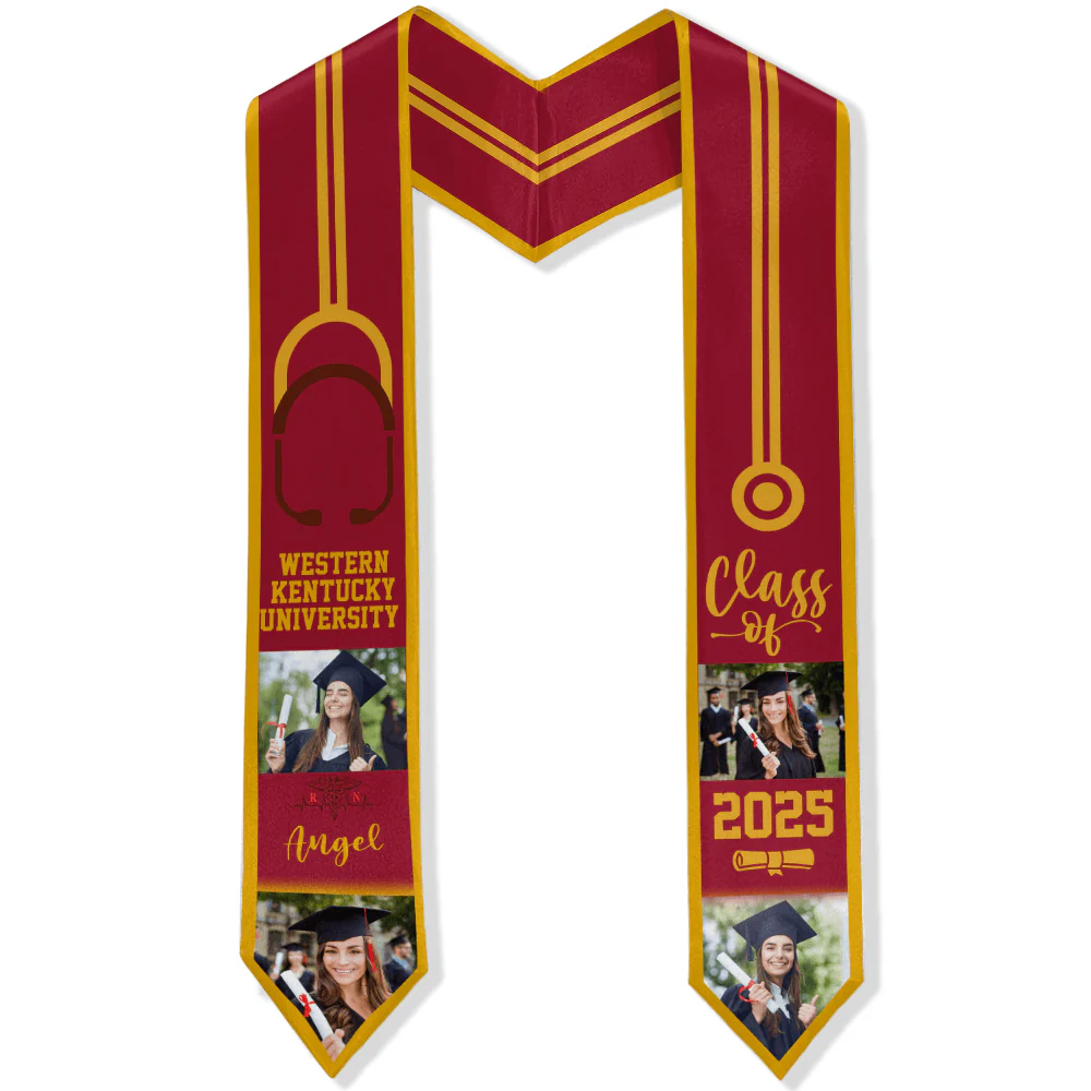 Class of 2026 Triangle Stoles For Graduation Day, Graduation Gift, Senior Gift LM32 893071 - Image 7
