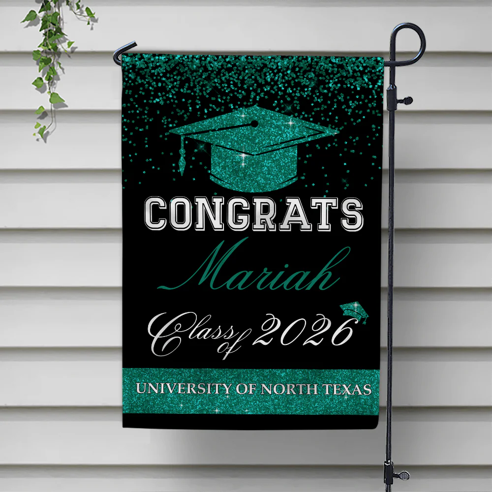 Personalized Graduation Senior Class of 2025 Garden Flag - Image 4