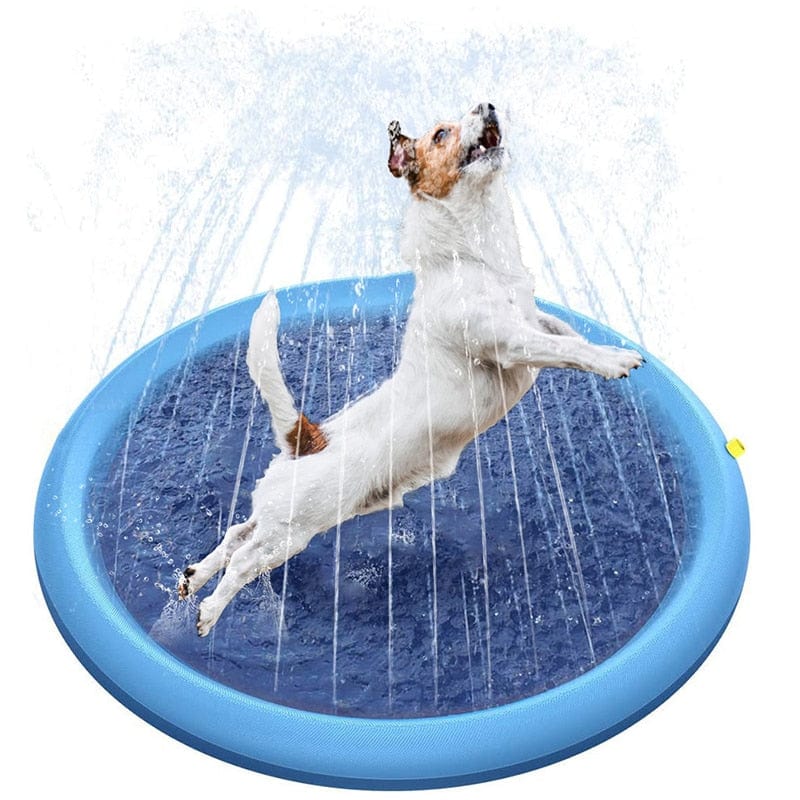 Cooling Mat Inflatable Water Spray Pad Mat Tub Summer Cool Dog Bathtub