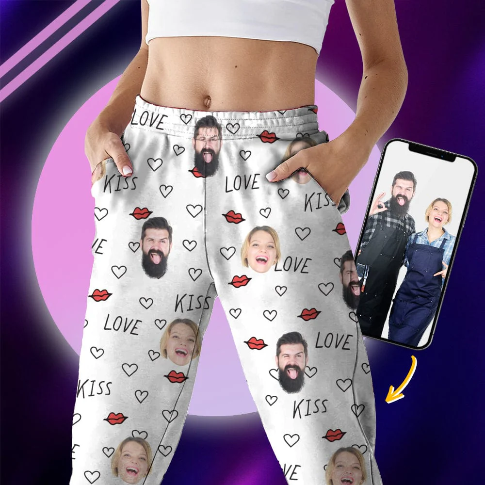 Custom Couple Photo Pajamas DA199 888855 - Image 2