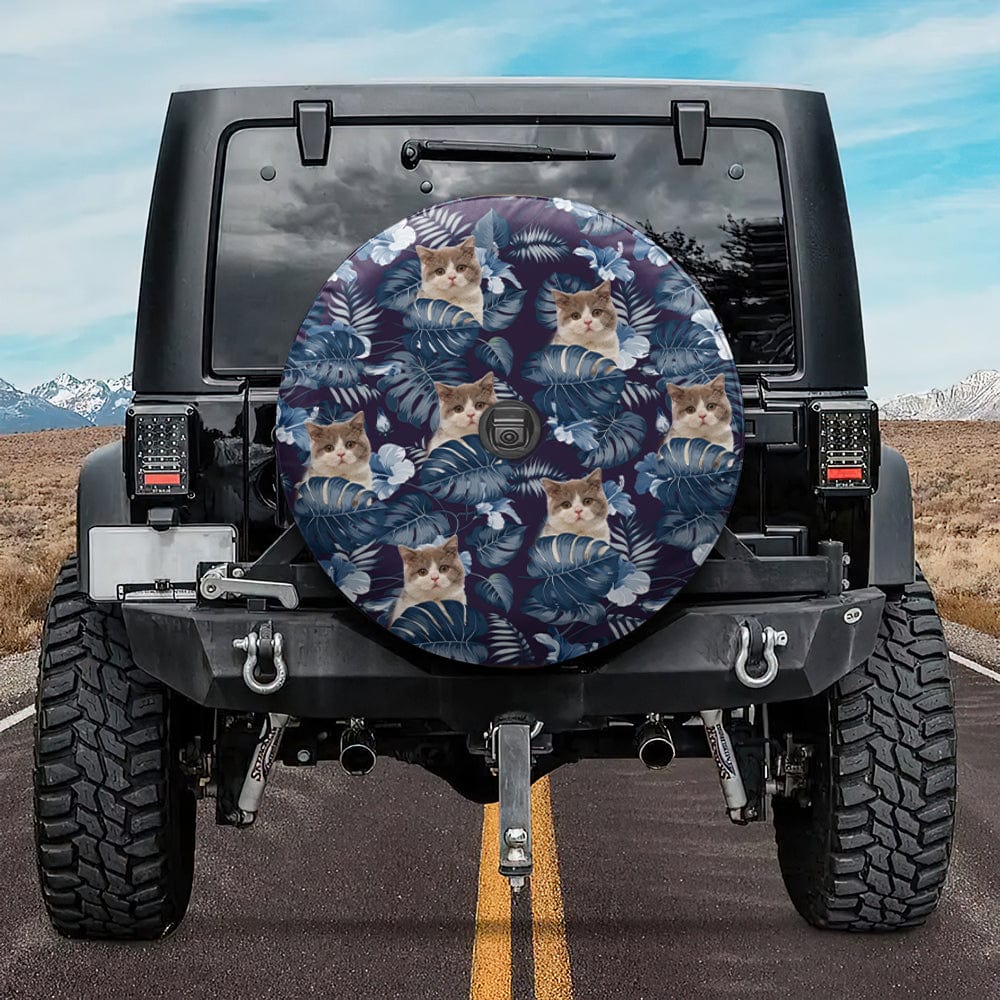 Custom Cat Photo Hawaii Style Tire Cover T368 890011 - Image 2