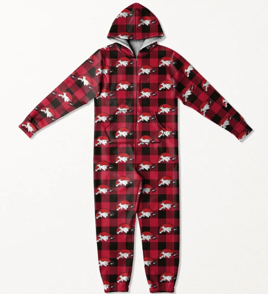 Custom Face Photo With Christmas Pattern Onesie Pajamas HO82 (ORDER) - Image 2