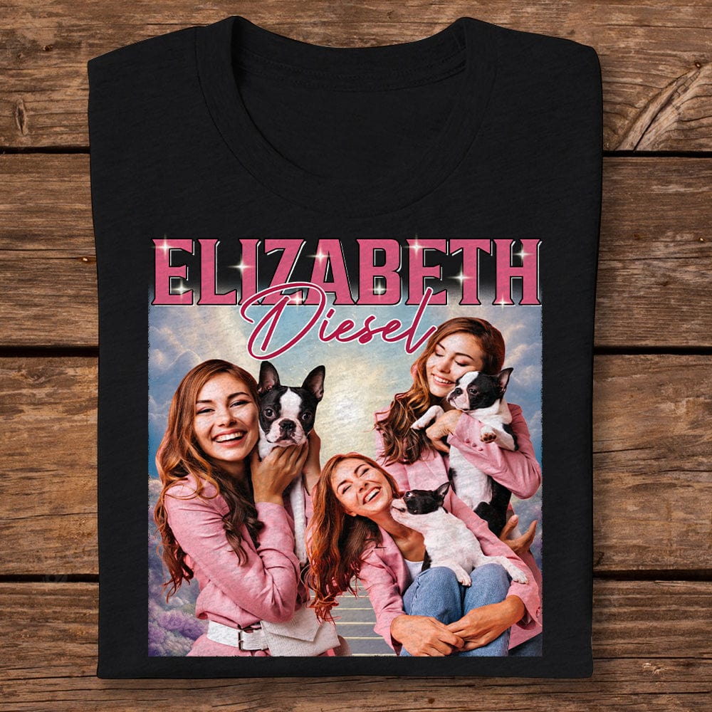 Custom Face Portrait Photo Vintage Style Shirt N304 889685