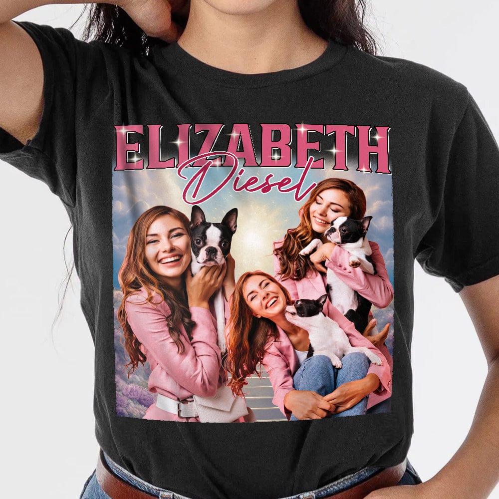 Custom Face Portrait Photo Vintage Style Shirt N304 889685 - Image 4