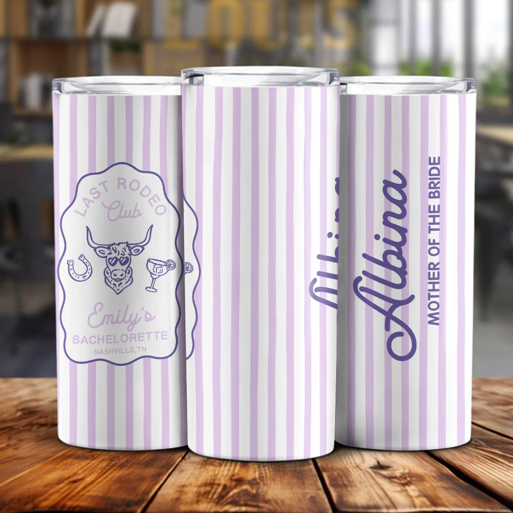 Custom Name Beach Icon Skinny Tumbler - Personalized Summer Party Cup HO82 902992 - Image 7