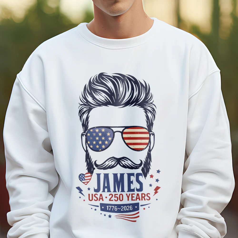 Custom Name Mom Dad USA 250th Anniversary Matching Patriotic Parents Shirt CH07 910656 - Image 5
