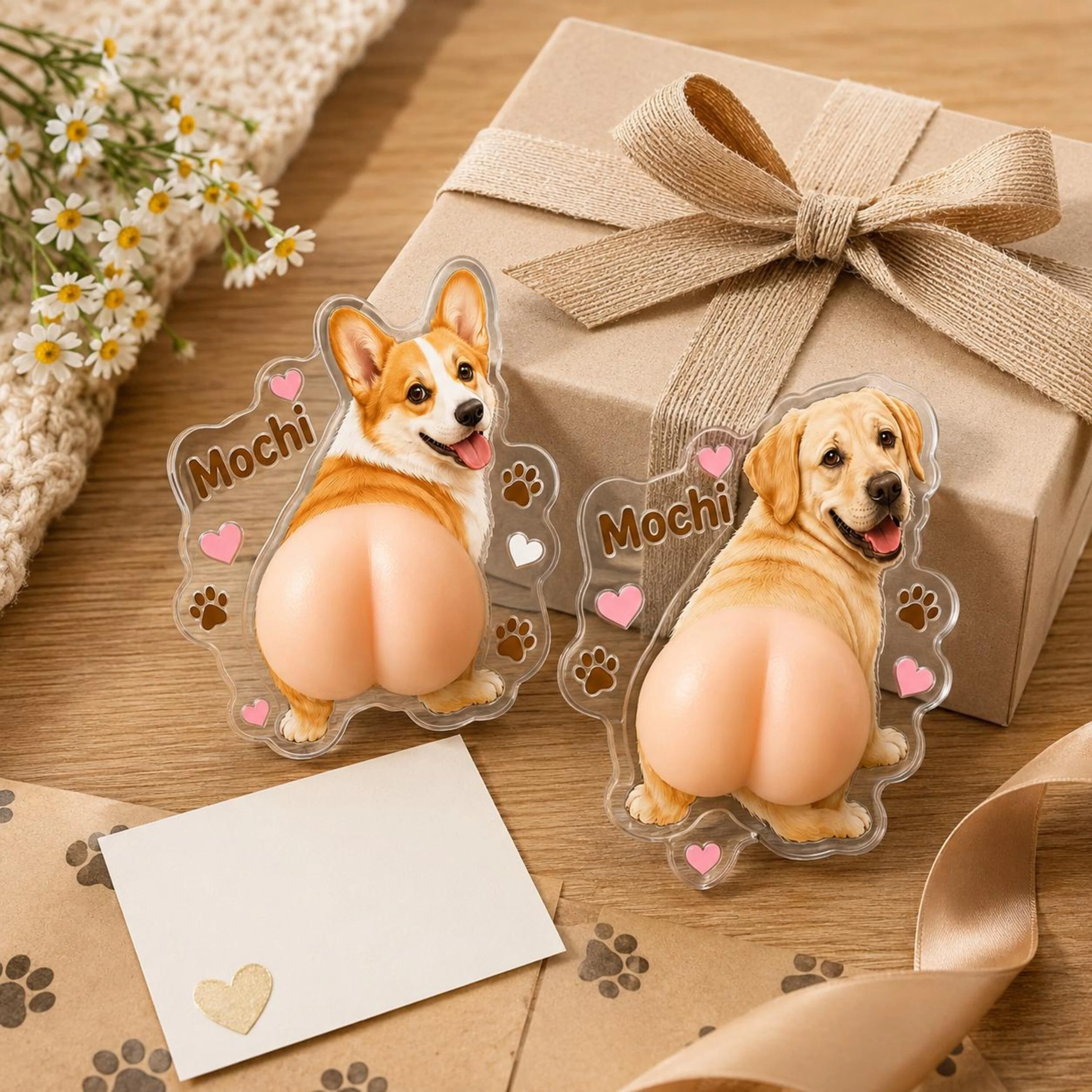 Custom Pet Photo Funny Butt Squishy Fridge Magnet Gift For Dog Lovers Cat Lovers CH07 911874 - Image 6