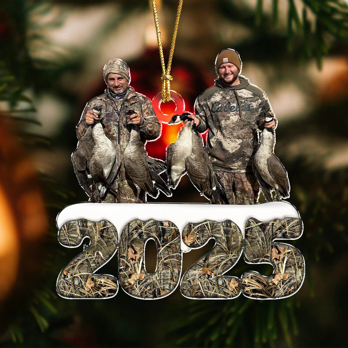 Custom Photo Acrylic Ornament Christmas Gifts For Duck Hunting Lovers HA75 898090 - Image 4