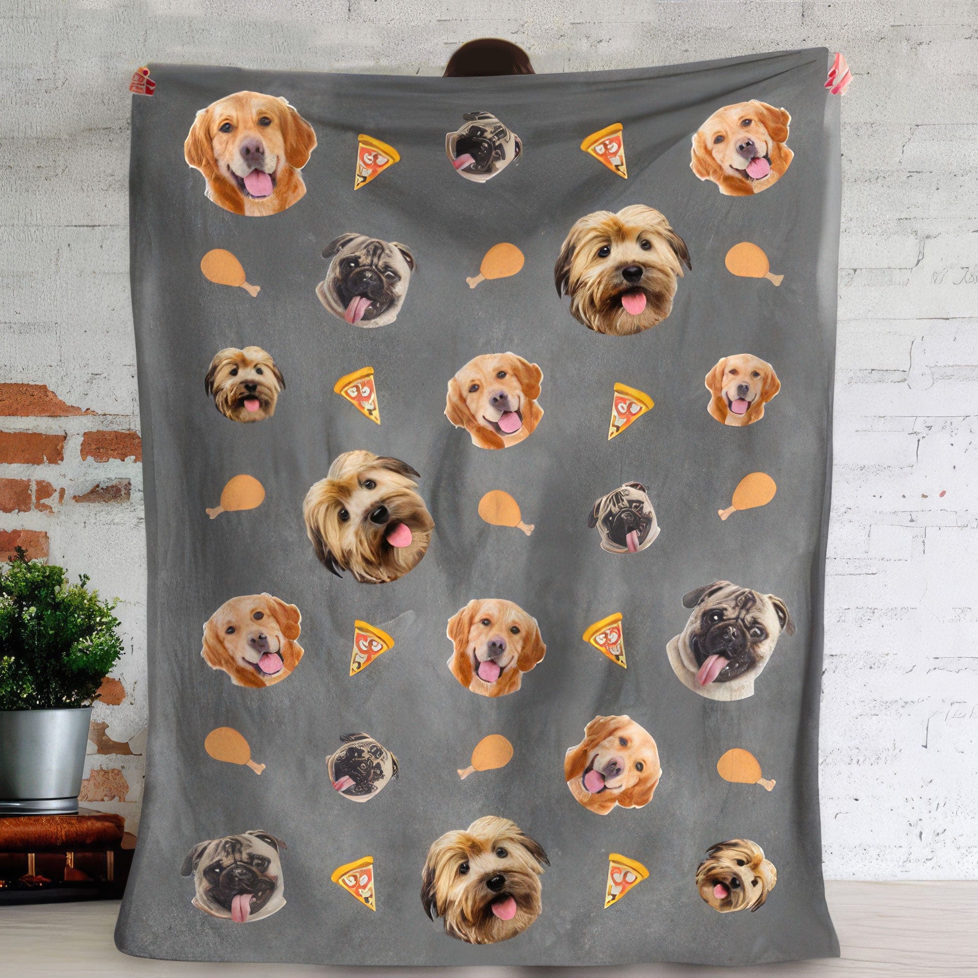 Custom Photo and Accessories Dog Cat Blanket TA29 891605 - Image 2