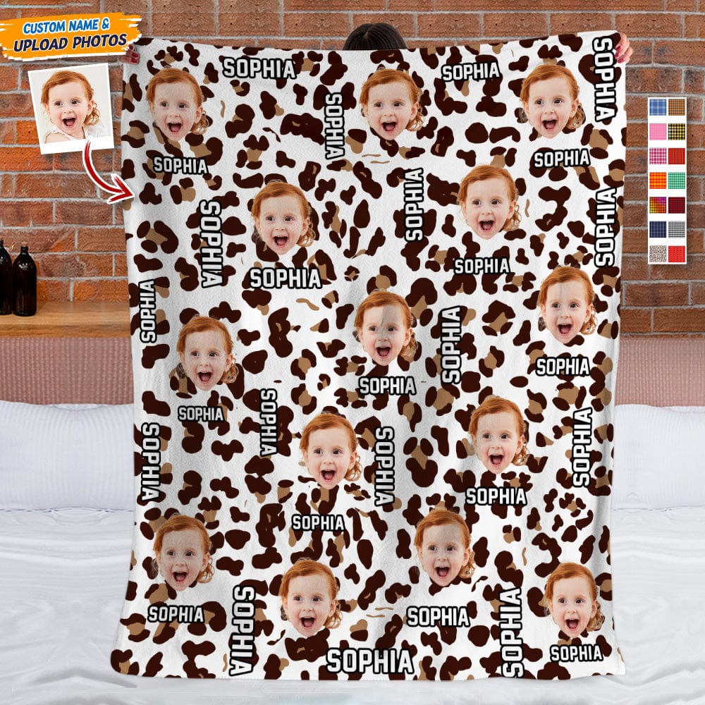 Custom Photo And Text With Accessories Pattern Blanket TA29 888791 - Image 5