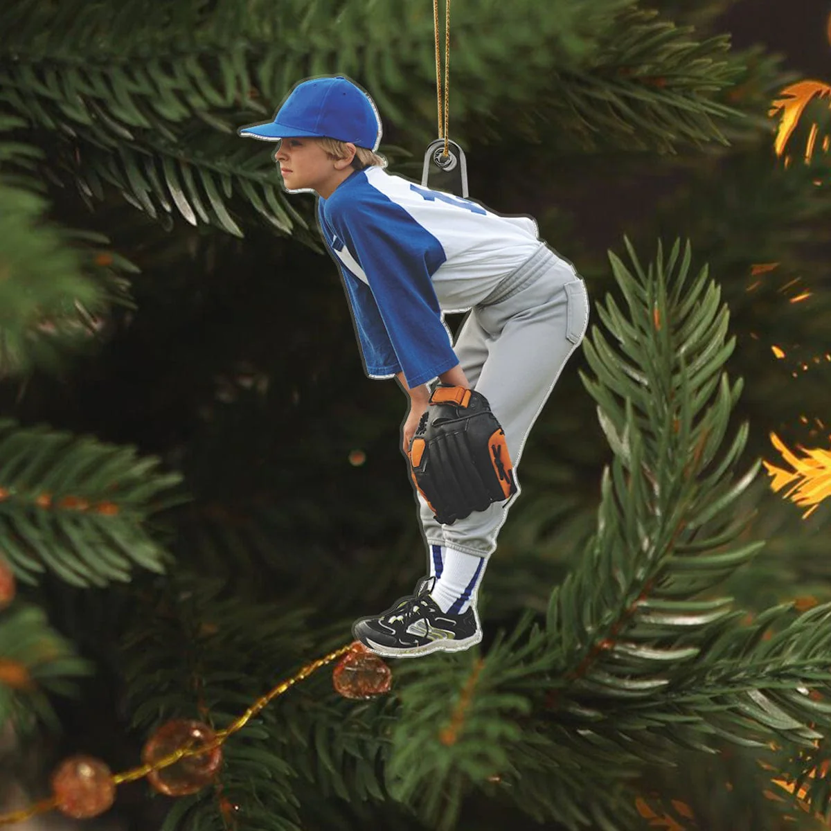Custom Photo Baseball Lovers Acrylic Ornament TA29 889744 - Image 4