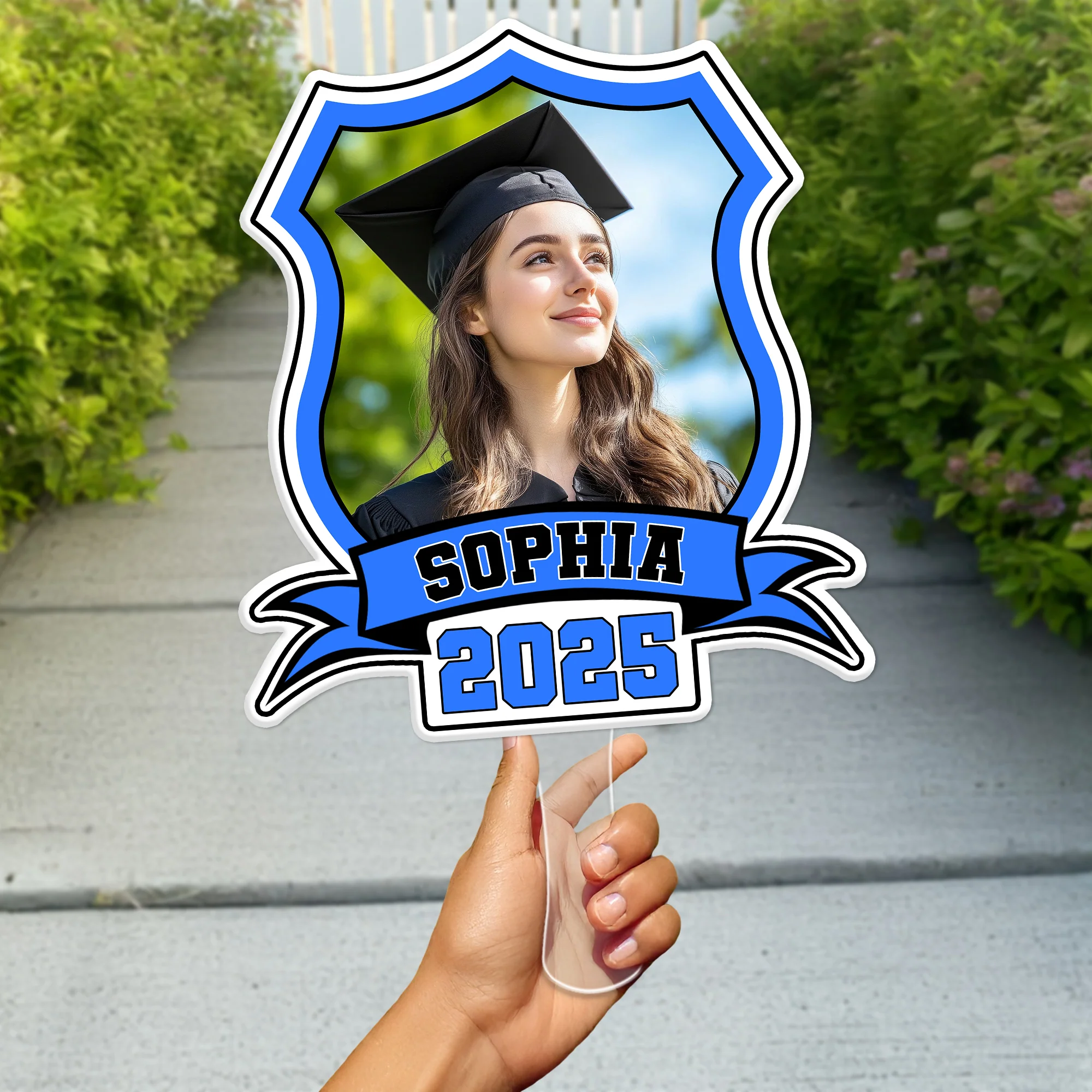 Custom Photo Class of 2026 face Fans Graduation Party Decor Gift CH07 895336 - Image 2