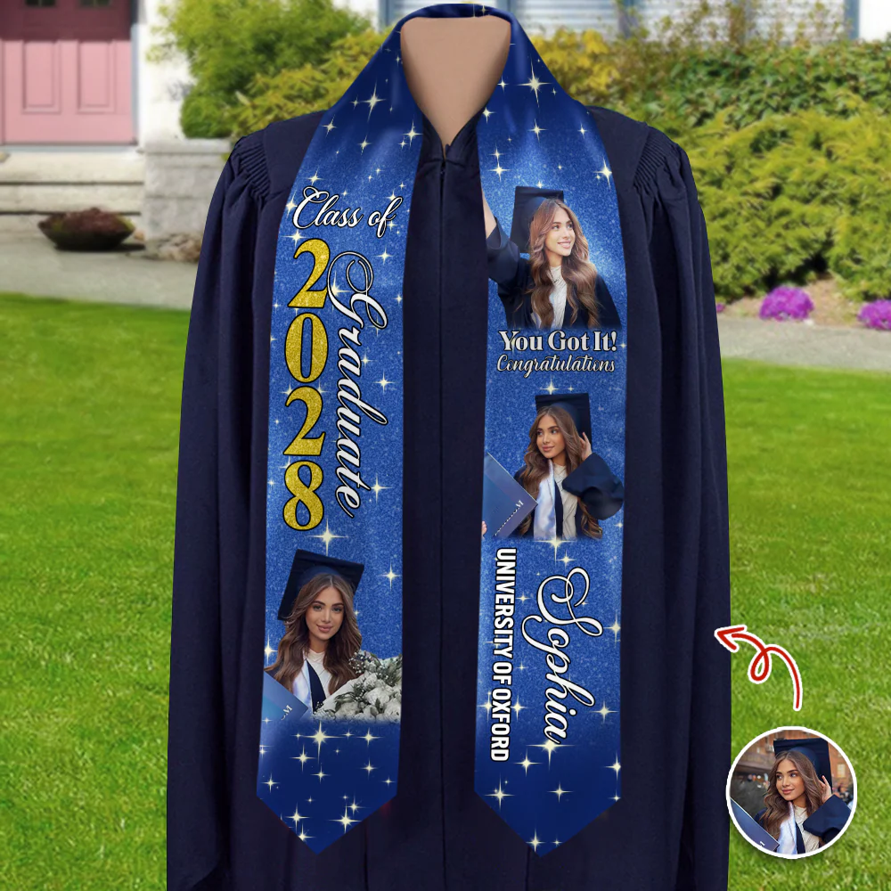 Custom Photo Class of 2026 Graduation Stole CH07 910802 - Image 10
