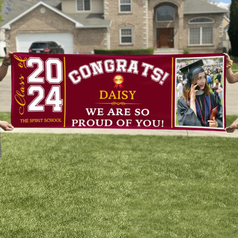 Custom Photo Congrats Class of 2024 Banner TA29 888926 - Image 11