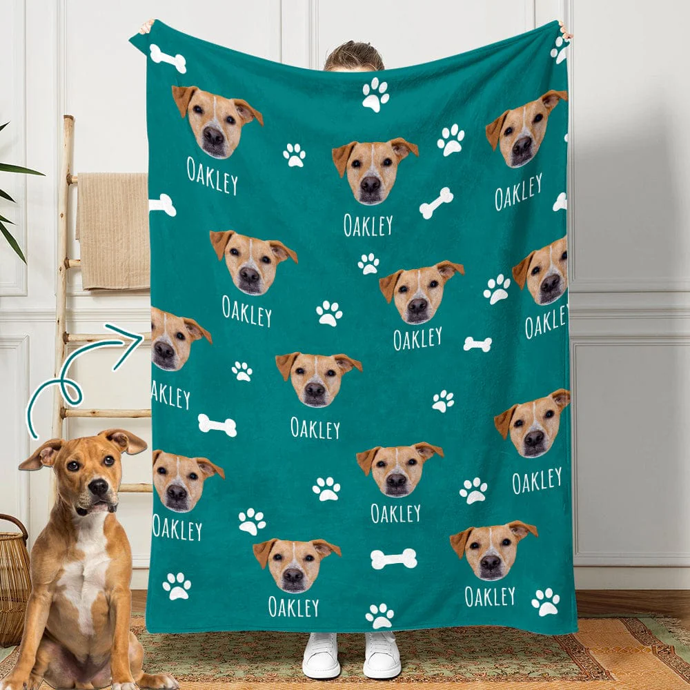 Custom Photo Dog And Cat Blanket TA29 889853 - Image 2