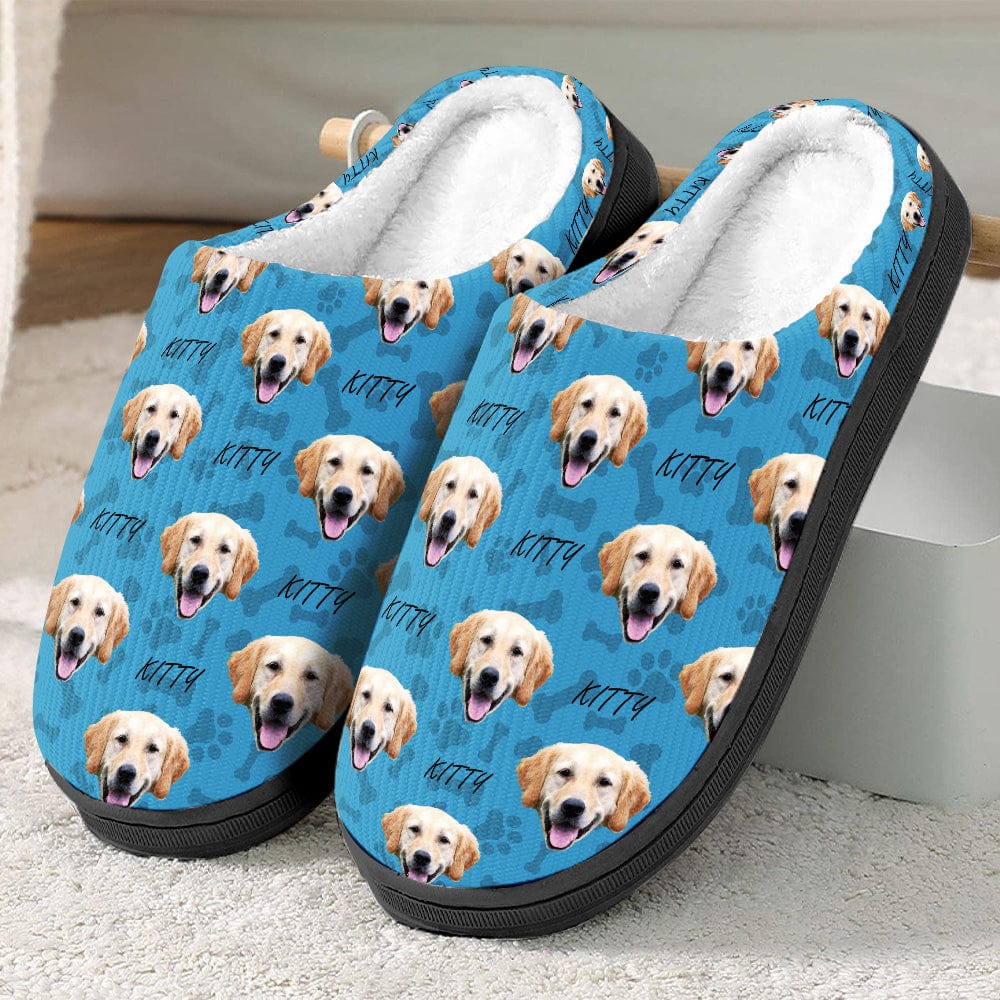 Custom Photo Dog Cat Plush Slippers TA29 888683 - Image 4