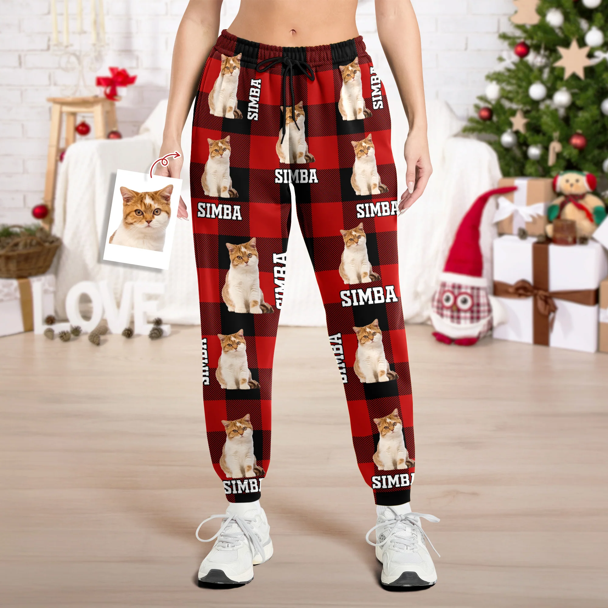 Custom Photo Dog Cat Sweatpants Christmas Gift For Dog Cat Lovers HA75 898346 - Image 16