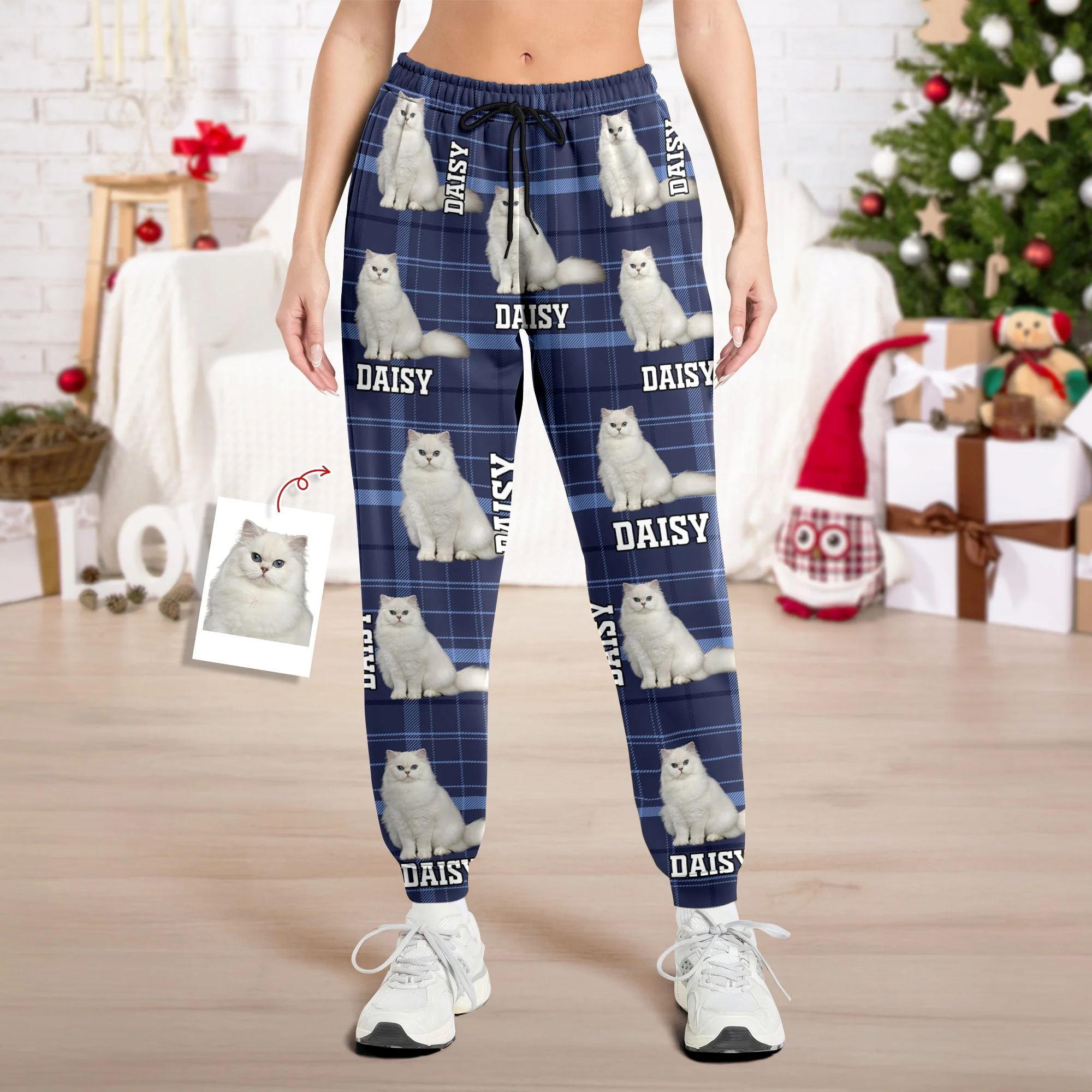 Custom Photo Dog Cat Sweatpants Christmas Gift For Dog Cat Lovers HA75 898346 - Image 6