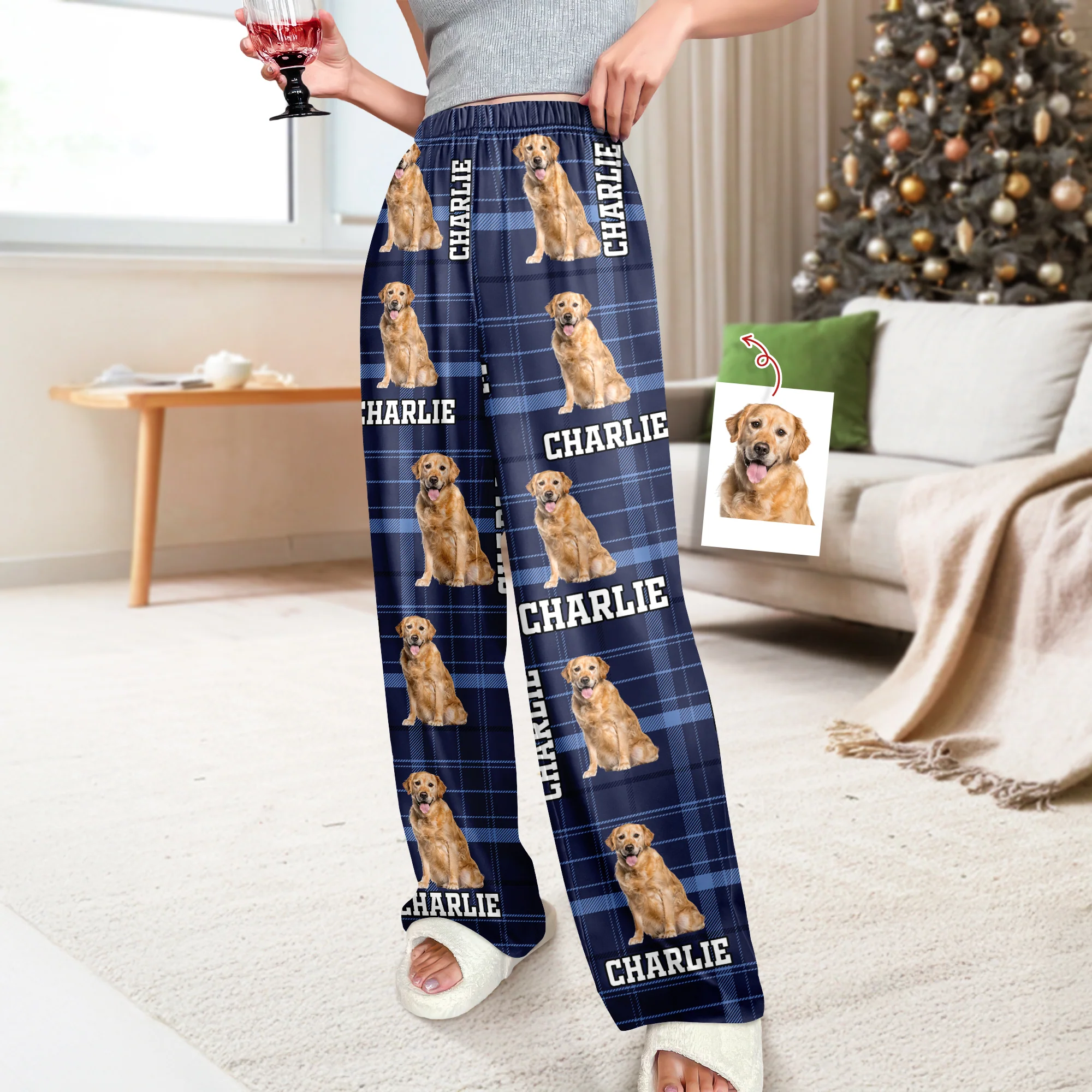 Custom Photo Dog Cat Sweatpants Christmas Gift For Dog Cat Lovers HA75 898346 - Image 8