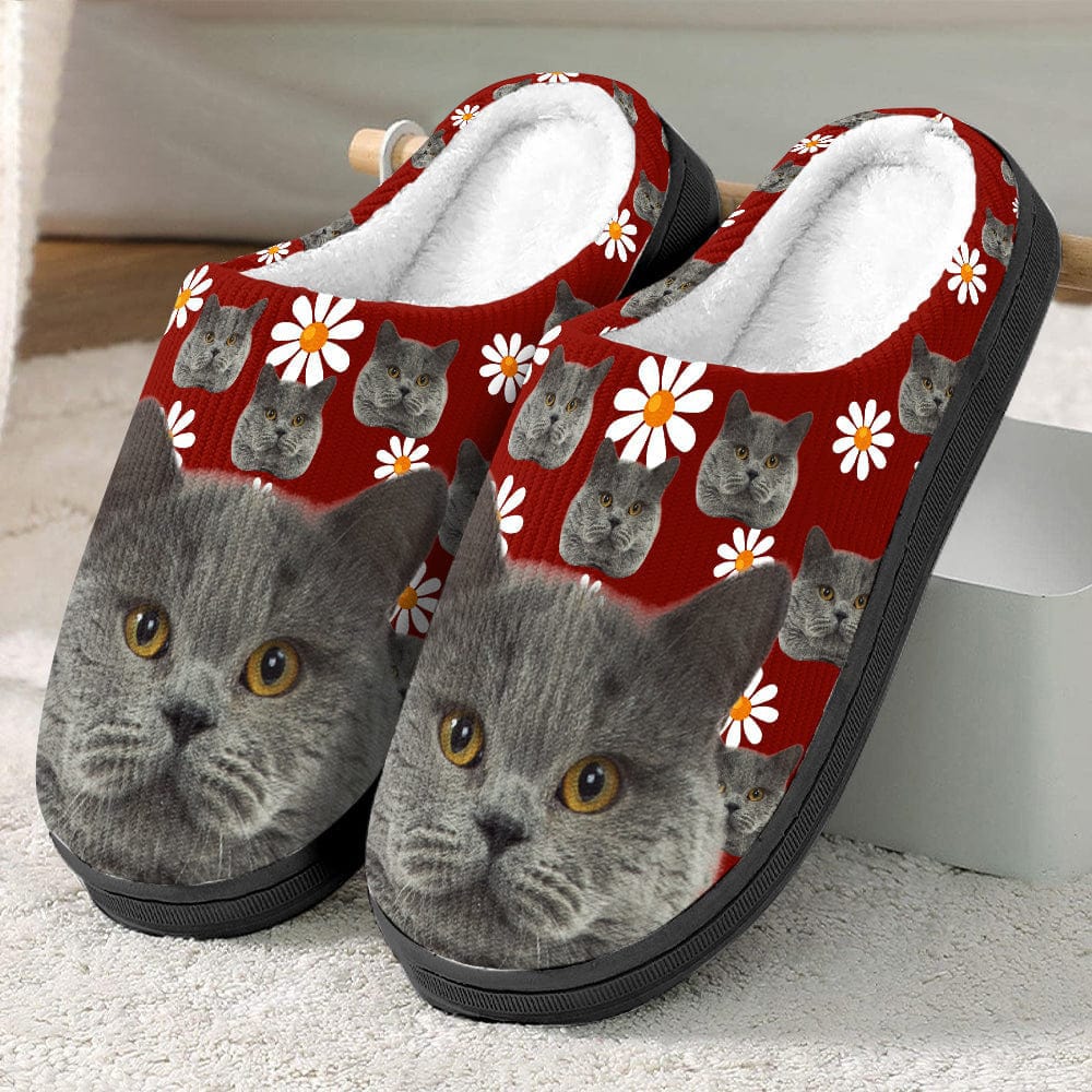 Custom Photo Dog Cat With Accessories Slipper TA29 888783 - Image 4