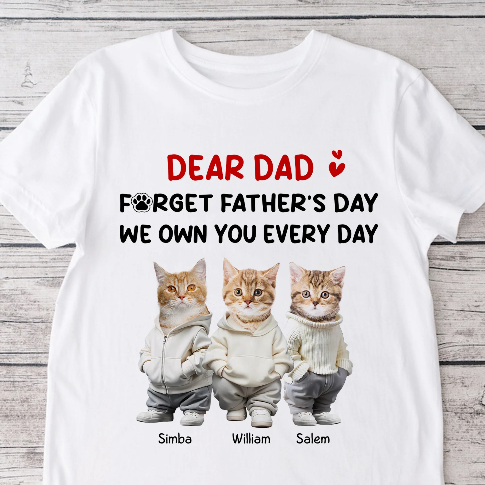 Custom Photo Forget Mother's Day We Own You Everyday Personalized Bright Shirt Funny Gift For Dog Lovers Cat Lovers CH07 895270 - Image 4