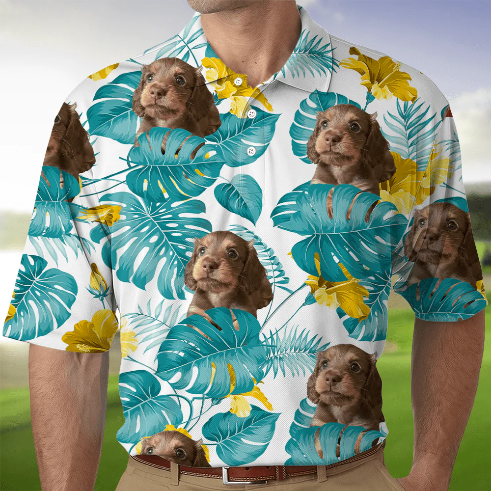 Custom Photo Hawaiian Polo Shirt DM01 891081