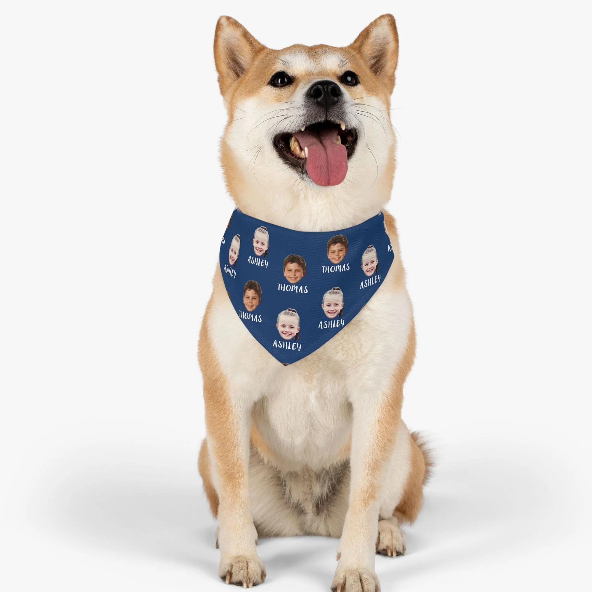 Custom Photo Human Face Personalized Dog Cat Pet Bandana 896855 - Image 3