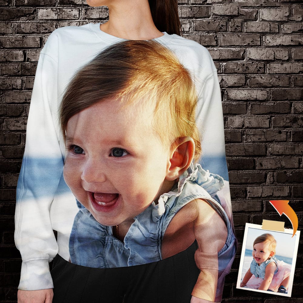 Custom Photo Human Face Sweater Shirt N304 888587 - Image 4
