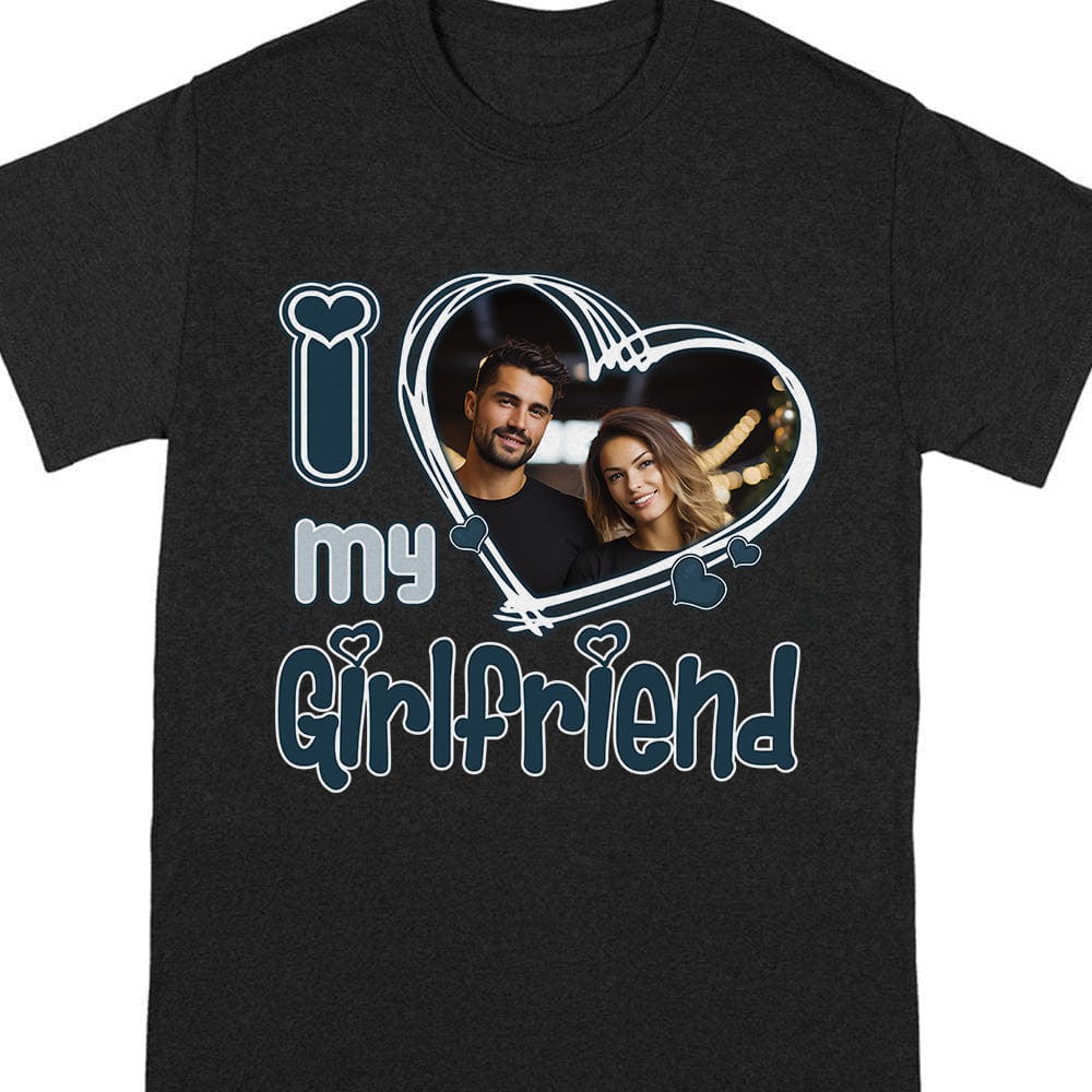 Personalized Photo I Love Him/Her Valentine Dark Shirt DA199 890127 - Image 3