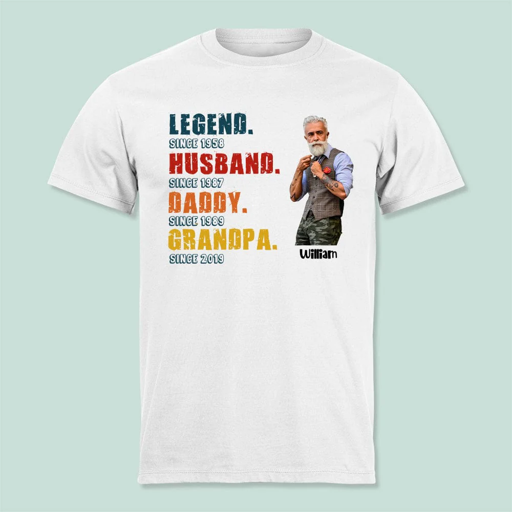 Custom Photo Mommy Legend Shirt Family N304 HN590 - Image 3