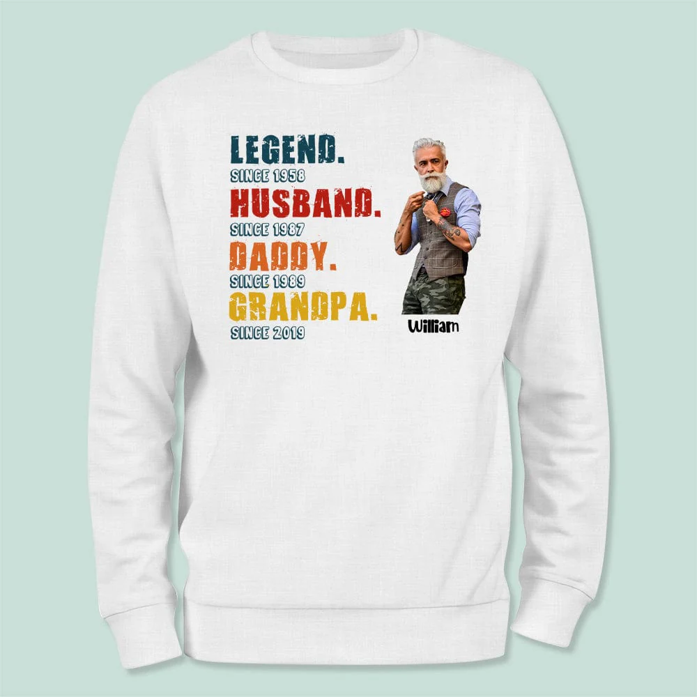 Custom Photo Mommy Legend Shirt Family N304 HN590 - Image 7