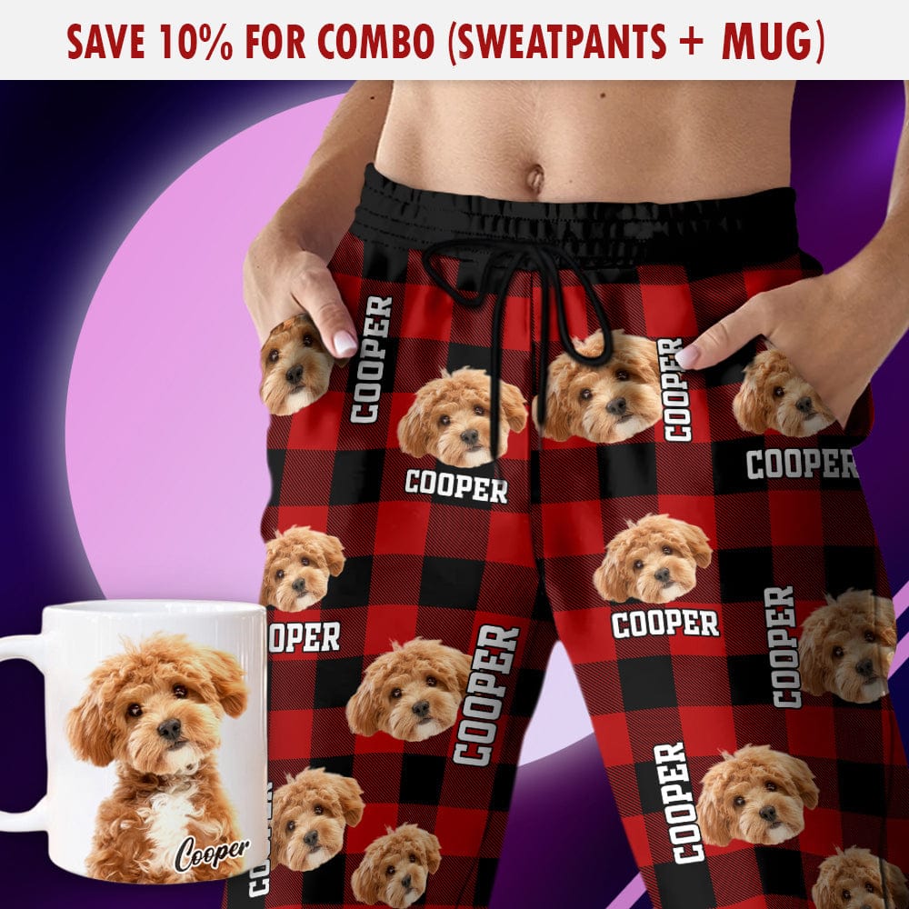 Custom Photo Name Dog Cat Men And Women's Sweatpants K228 HA75 888775 - Image 13