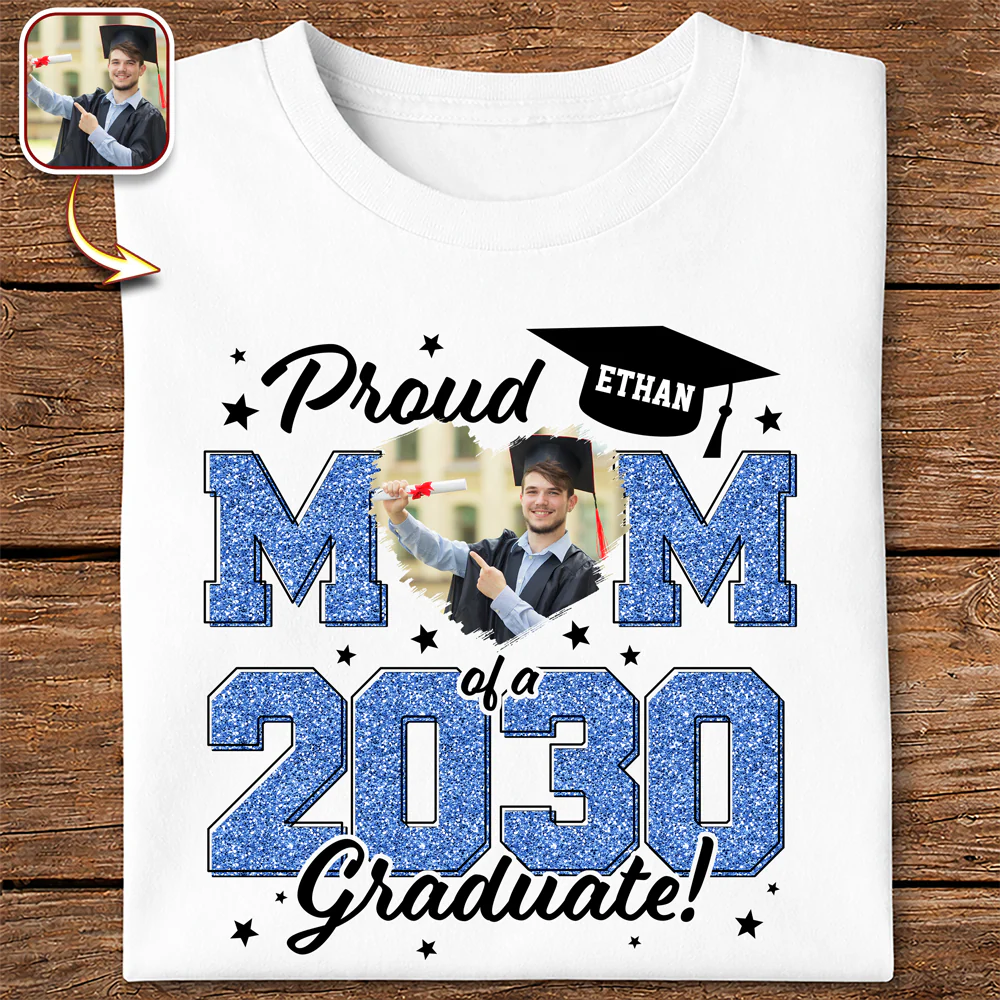 Custom Photo Proud Mom/Dad Of A 2026 Graduate - Graduation Bright Shirt HA75 920476 - Image 11