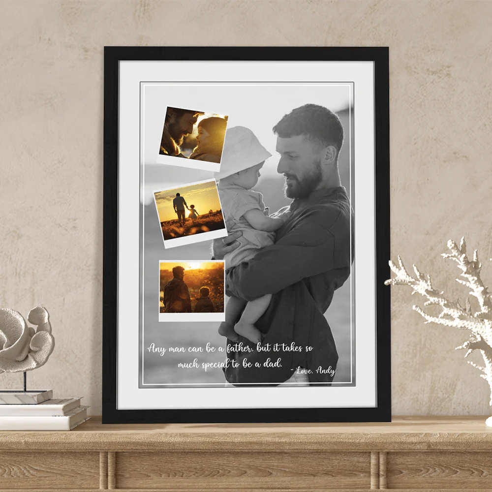 Custom Photo Special To Be A Dad Father's Day Poster Canvas Picture Frame DM01 890947 - Image 6