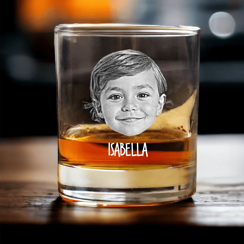 Custom Photo Thanks For Wiping My Butt And Stuff Dad Engraved Rock Glass DM01 HA75 890991 - Image 2