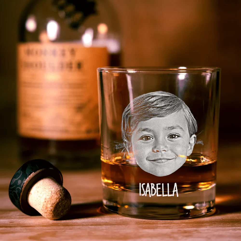 Custom Photo Thanks For Wiping My Butt And Stuff Dad Engraved Rock Glass DM01 HA75 890991 - Image 3