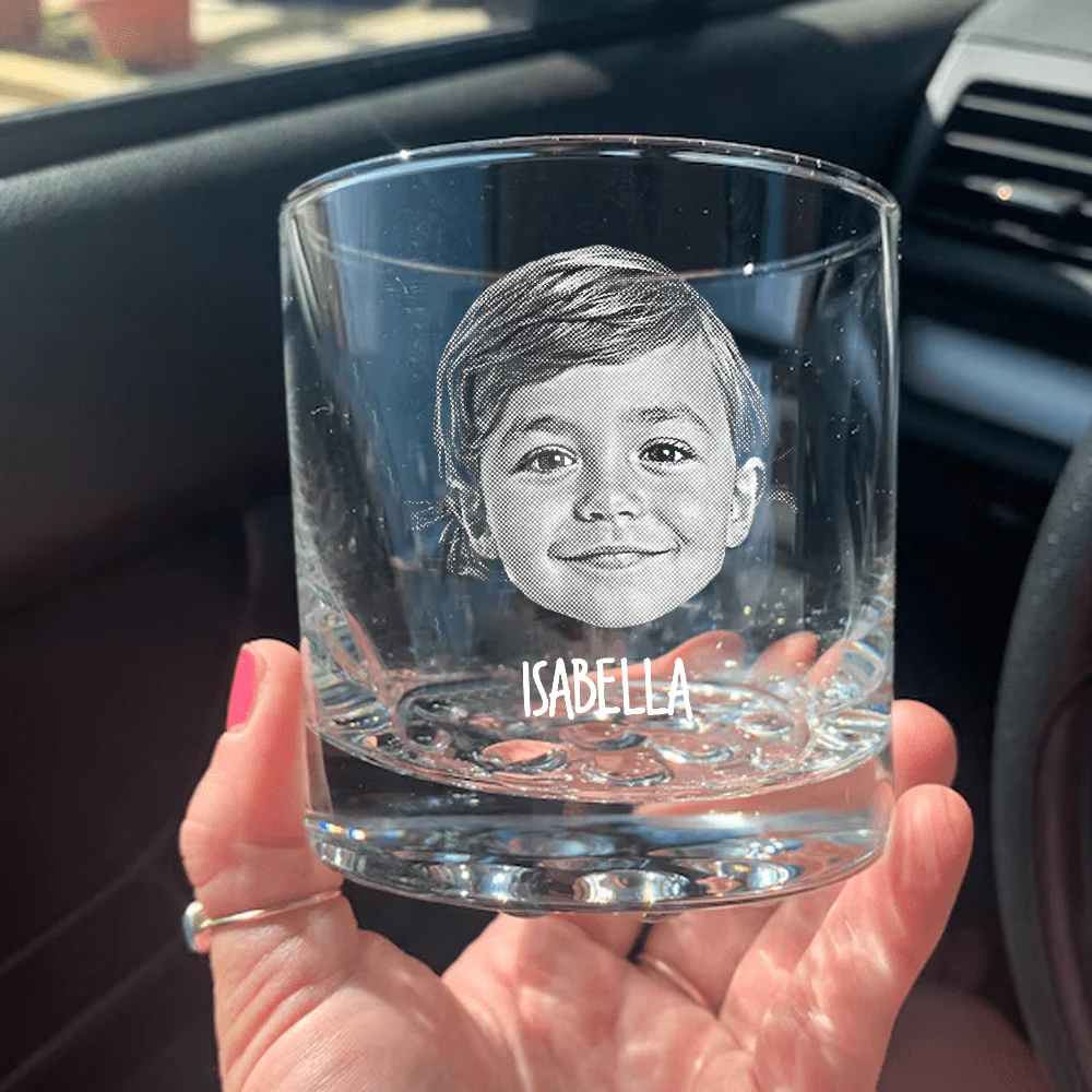 Custom Photo Thanks For Wiping My Butt And Stuff Dad Engraved Rock Glass DM01 HA75 890991 - Image 6