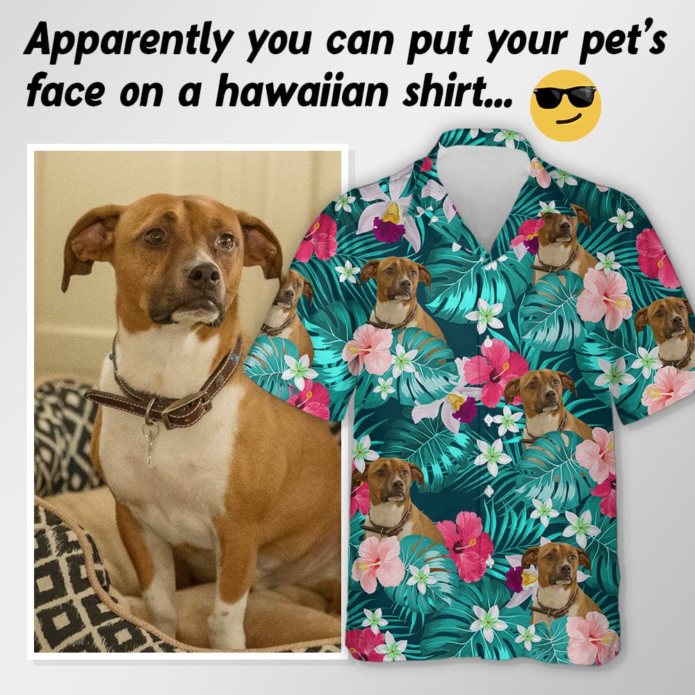 Custom Photo Tropical Style Dog Hawaii Shirt N369 8894165 - Image 4