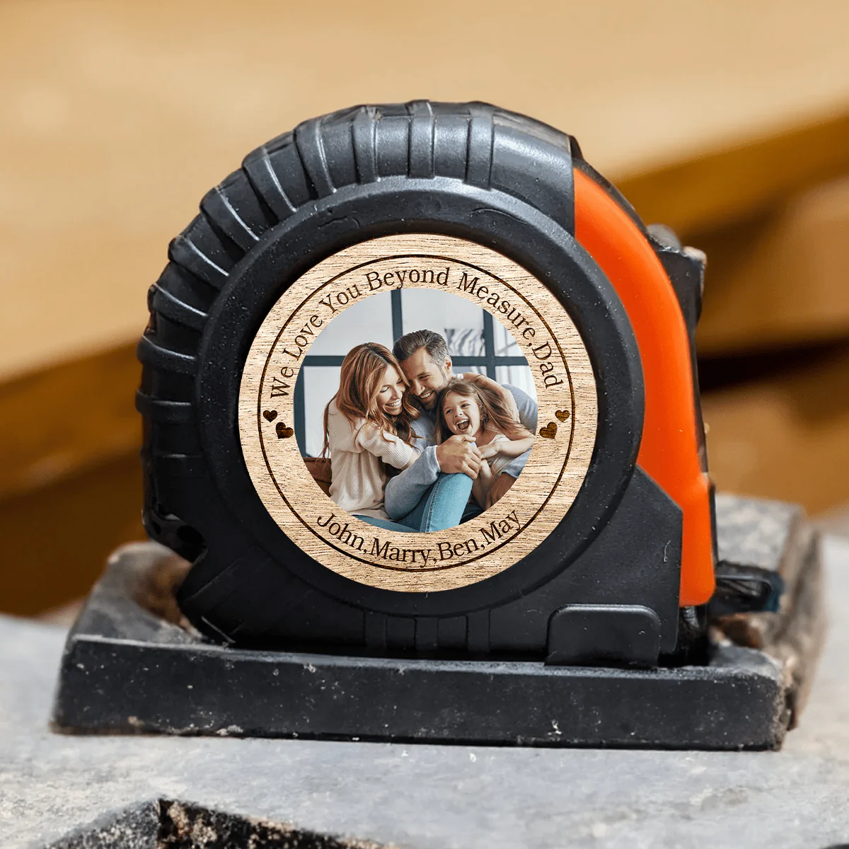 Custom Photo We Love You Beyond Measure Father's Day Tape Measure DM01 891017 - Image 2