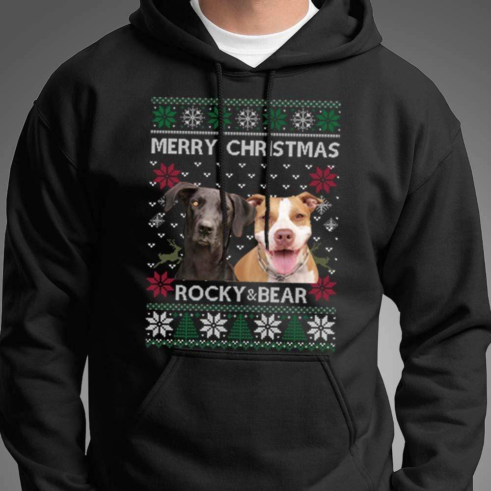 Custom Photo Ya Filthy Animal Dog Cat Sweatshirt, Dog Lover Sweater Christmas TA29 889811 - Image 6