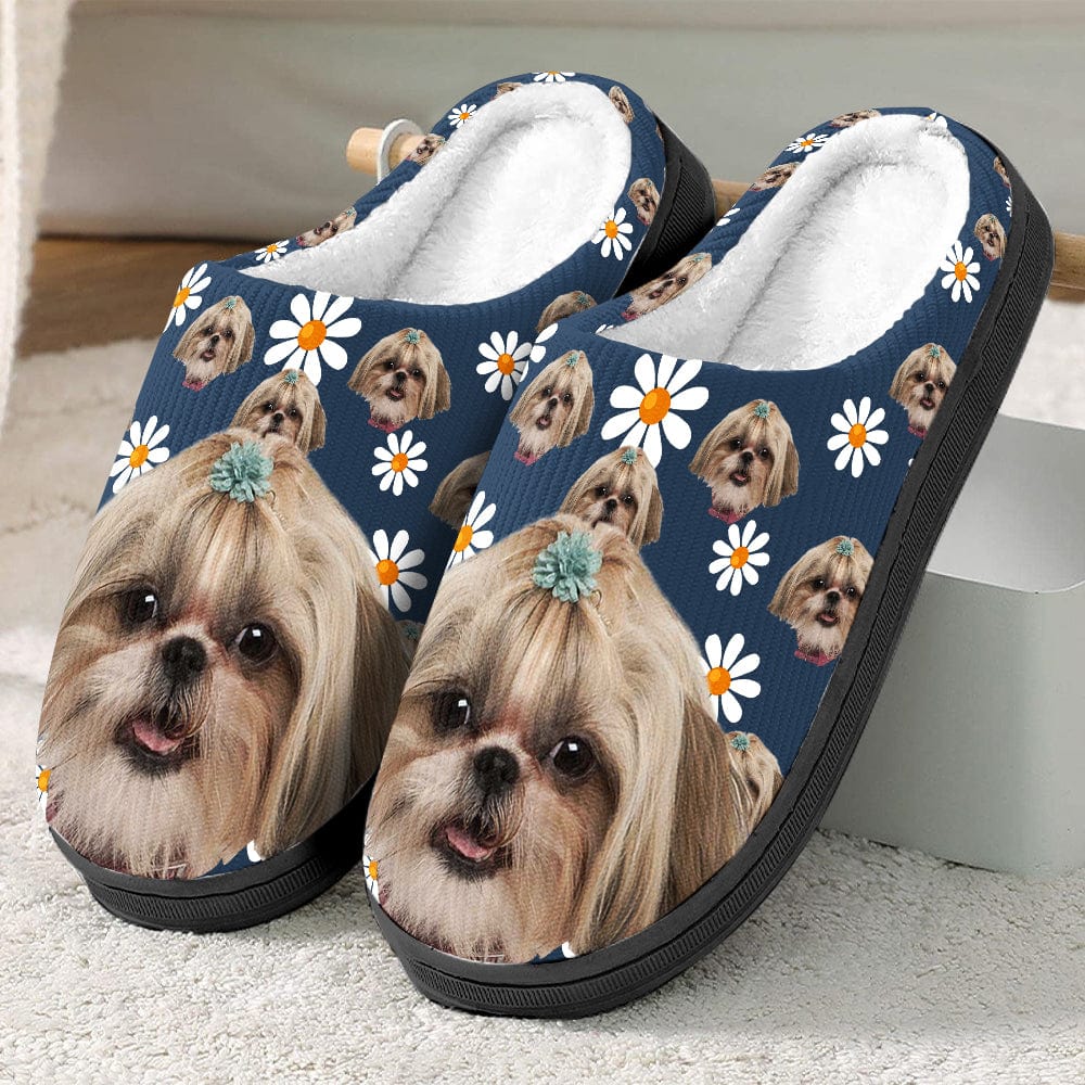 Custom Plush Slippers Dog Cat Photos N369 54298 HN590 - Image 3